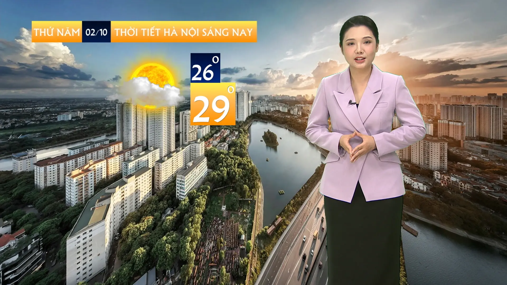 Dự báo thời tiết trưa | 02/10/2025